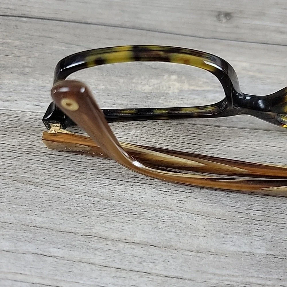Coach Libby 6047 5204 Dark Tortoise Light Brown Horn 51-16-135 Eyeglasses Frames